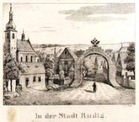 Karlovarská ulice v roce 1833