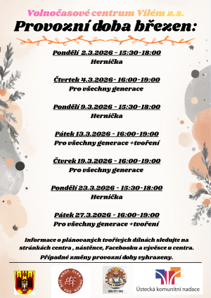 Plakát centra Vilém
